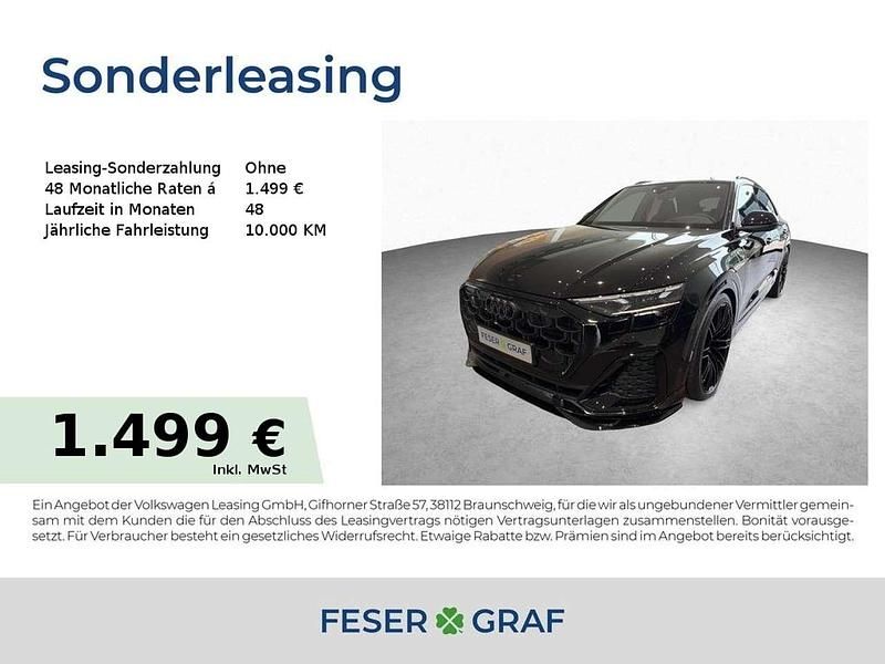 Schwarz (mythosschwarz metallic) Neu 2025 Audi Q8 Business SUV | 118.141 € - Bild 1/4