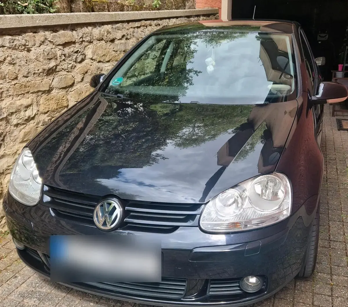 Gebraucht VW Golf V 2006 Schwarz Kleinwagen