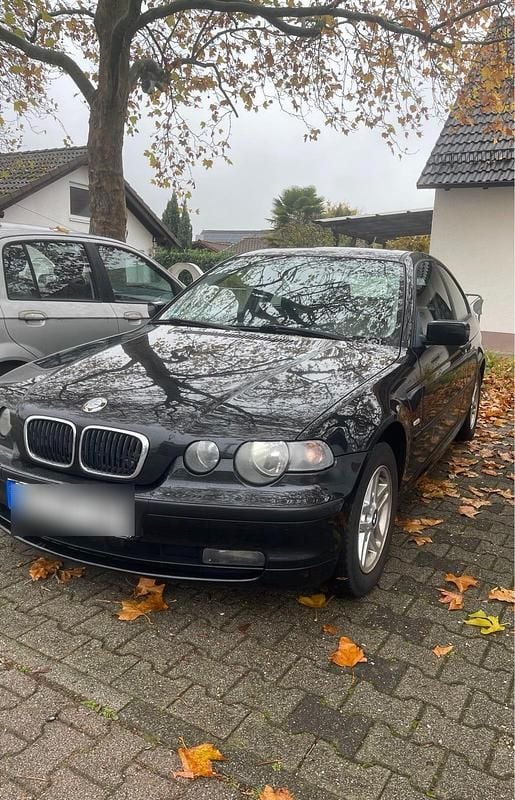 Schwarz Gebraucht 2003 BMW 316 Coupé | 800 € (Superpreis) - Bild 1/4