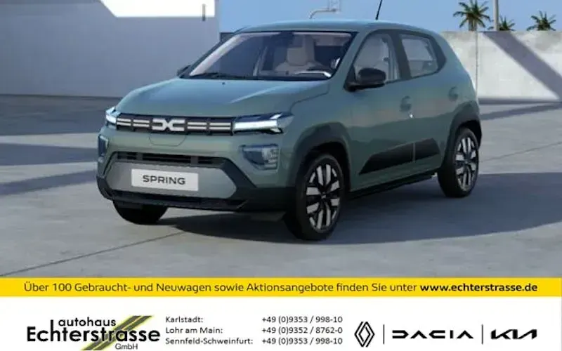Nouvelle Dacia Spring Expression 52 kW (71 ch) 2026 Vert Citadine