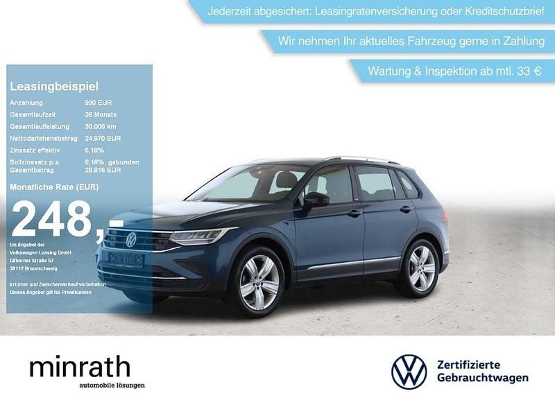 Gebraucht VW Tiguan Active 150 PS (110 kW) 2022 Blau SUV