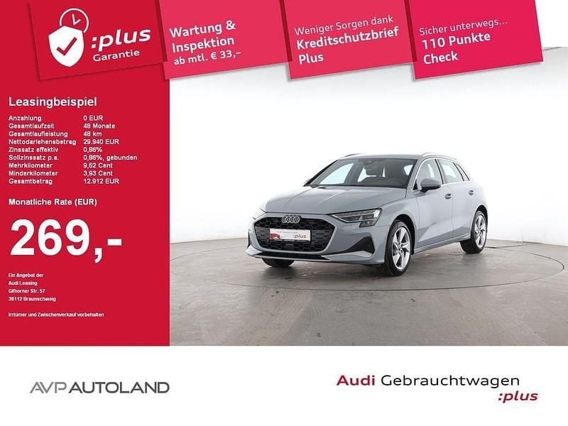 Grau Gebraucht 2024 Audi A3 Advanced Plus Limousine | 29.870 € (Guter Preis) - Bild 1/4