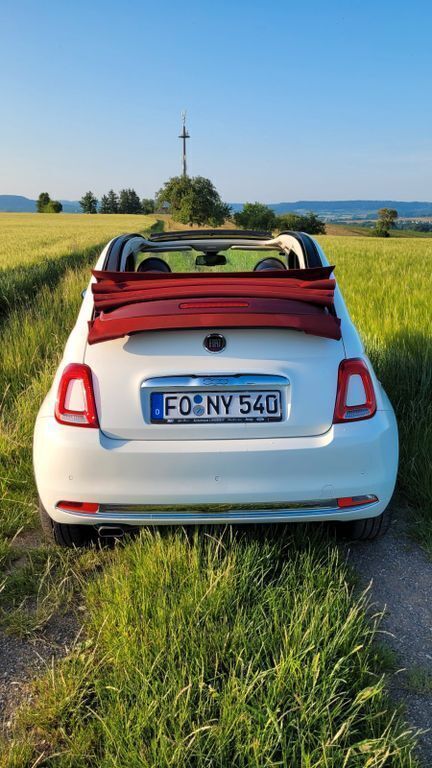 Weiß Gebraucht 2015 Fiat 500C Lounge Cabrio | 7.990 € (Guter Preis) - Bild 1/4
