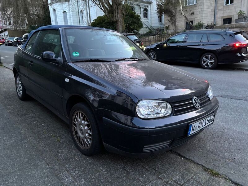 Blau Gebraucht 2000 VW Golf Cabriolet Cabrio | 1.200 € (Superpreis) - Bild 1/4