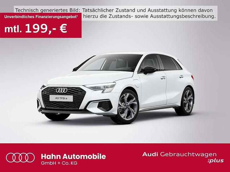 Gletscherweiß metallic Gebraucht 2022 Audi A3 e-tron Advanced Plus Kleinwagen | 24.830 € (Fairer Preis) - Bild 1/3