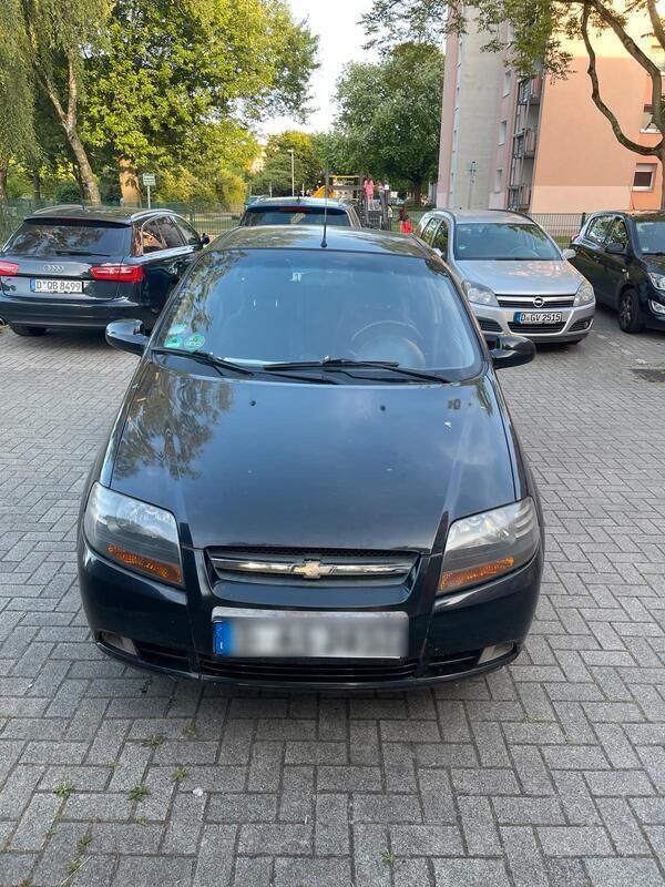 Schwarz Gebraucht 2007 Chevrolet Kalos Limousine | 350 € - Bild 1/4