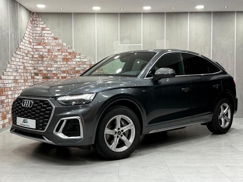 Daytona gray pearl effect Gebraucht 2021 Audi Q5 Sportback S-Line SUV | 32.990 € - Bild 1/4
