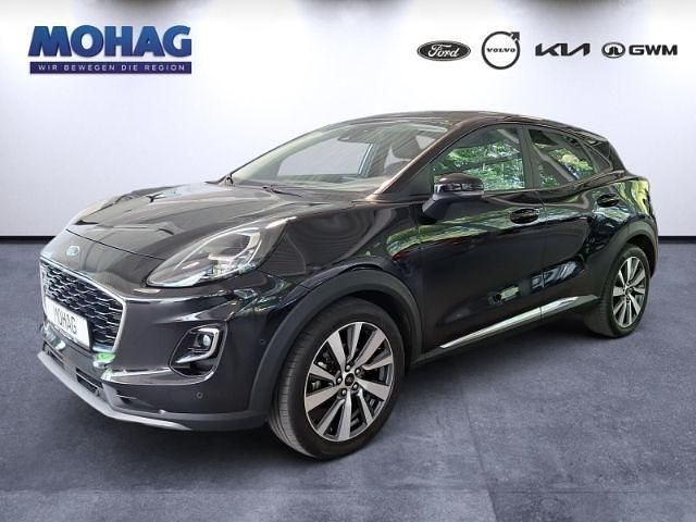 Obsidianschwarz metallic Gebraucht 2021 Ford Puma Gen-E Titanium X SUV | 19.390 € - Bild 1/4