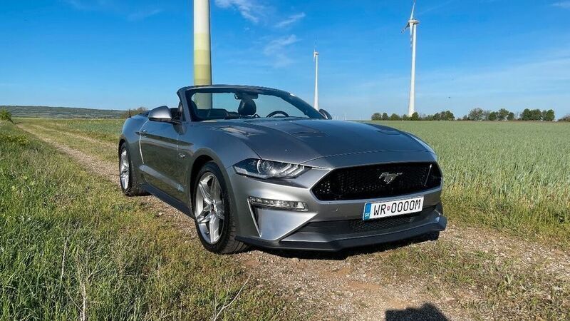 Silber Gebraucht 2020 Ford Mustang GT Convertible Cabrio | 34.000 € (Superpreis) - Bild 1/4