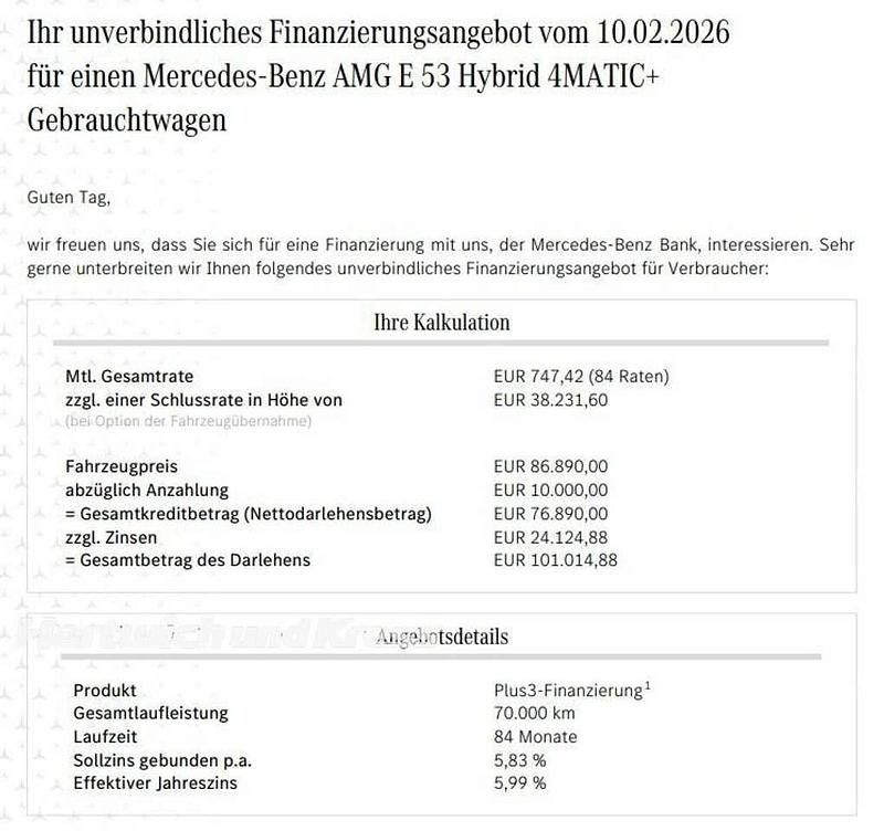 Gebraucht Mercedes E53 AMG AMG 449 PS (330 kW) 2024 Verdesilber  lack Kombi