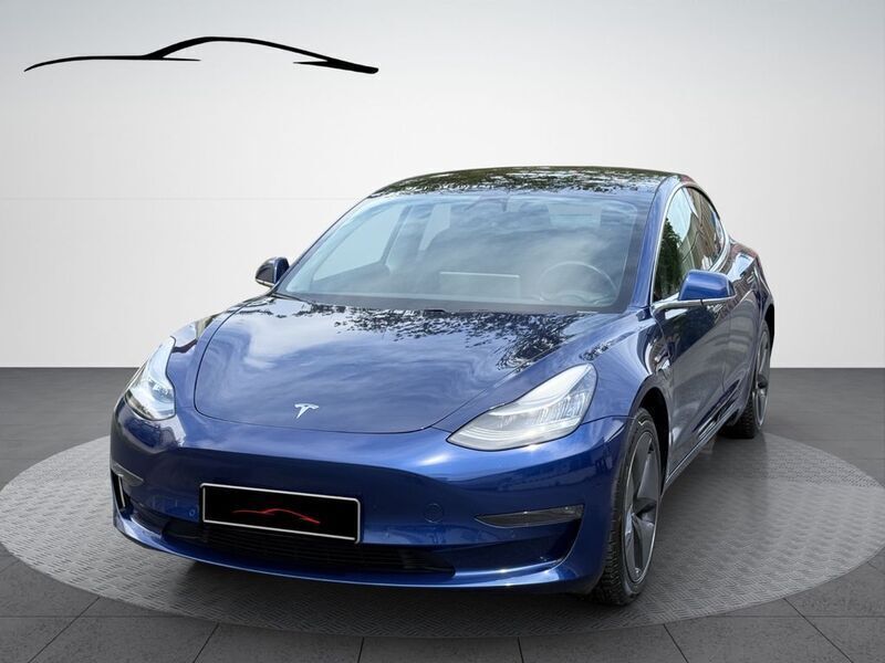 Blau Gebraucht 2019 Tesla Model 3 Limousine | 21.900 € (Fairer Preis) - Bild 1/4