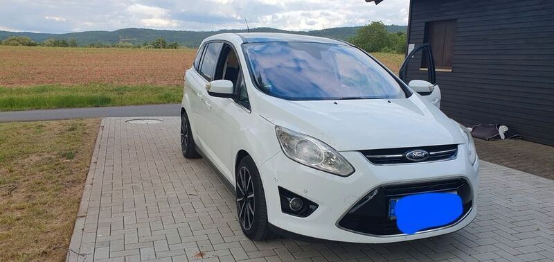 Weiß Gebraucht 2013 Ford Grand C-Max Titanium Van / Kleinbus | 4.200 € (Fairer Preis) - Bild 1/4