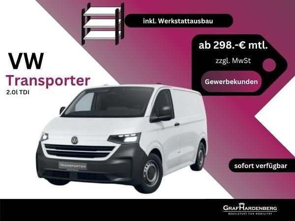 Neu VW T6.1 110 PS (80 kW) 2025 Weiß (clear white) Van