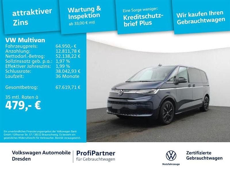 Blau Gebraucht 2025 VW Multivan Style Van | 64.950 € (Superpreis) - Bild 1/4