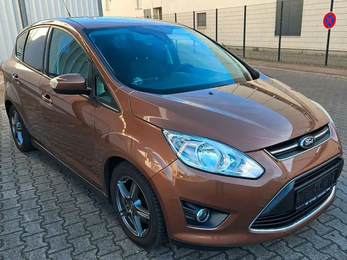 Gebraucht Ford C-MAX SYNC Edition 150 PS (110 kW) 2014 Canyonbraun (metallic) Van / Kleinbus