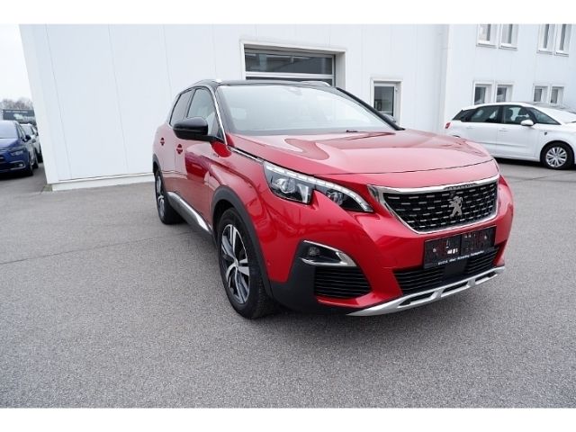 Rot Gebraucht 2017 Peugeot 3008 GT-line SUV | 25.540 € - Bild 1/4