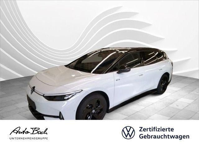 Weiß (gletscherweiß metallic/schwarz) Gebraucht 2024 VW ID.7 GTX Limousine | 51.980 € (Teuer) - Bild 1/4
