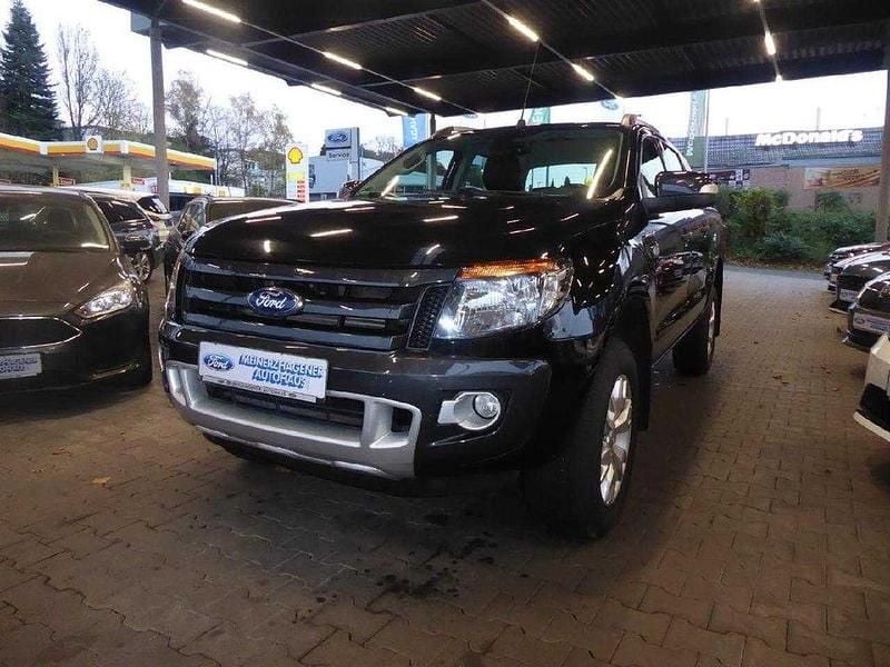 Pantherschwarz metallic (metallic) Gebraucht 2015 Ford Ranger Wildtrack Abholung | 15.990 € (Teuer) - Bild 1/4