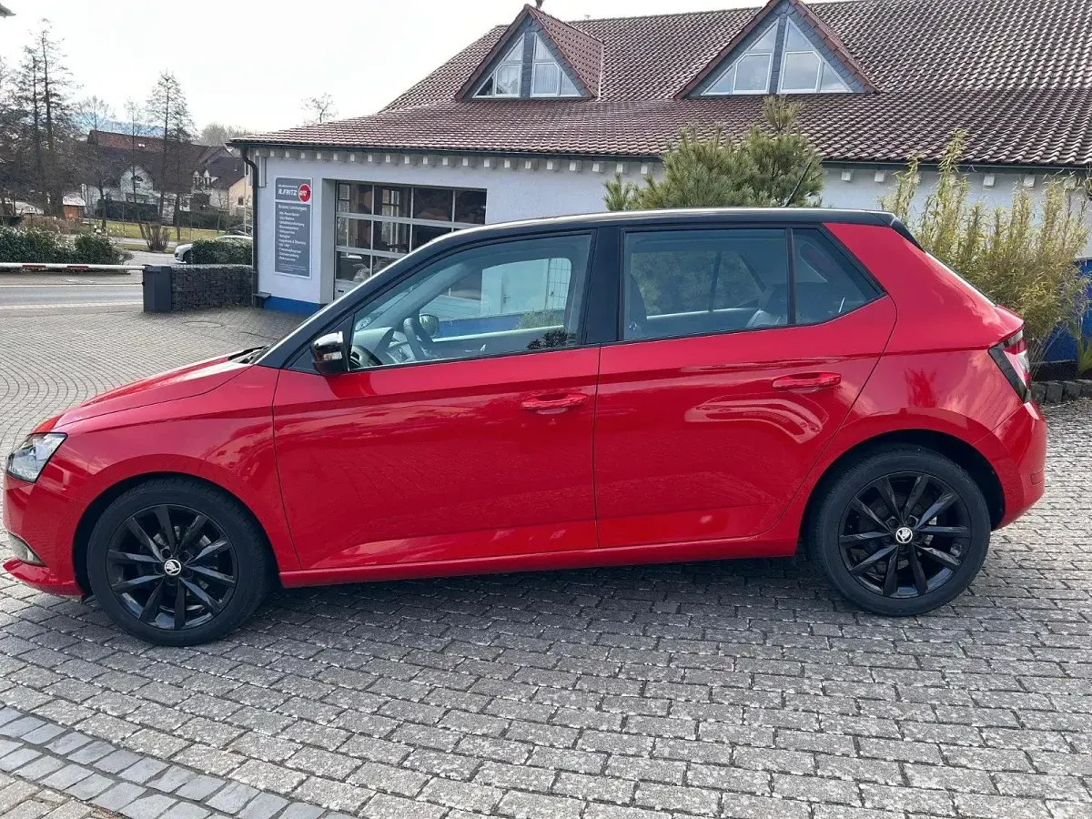 Gebraucht Skoda Fabia 95 PS (69 kW) 2021 Rot Kleinwagen