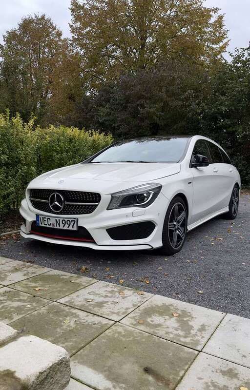 Weiß Gebraucht 2015 Mercedes CLA250 Limousine | 21.000 € (Fairer Preis) - Bild 1/4