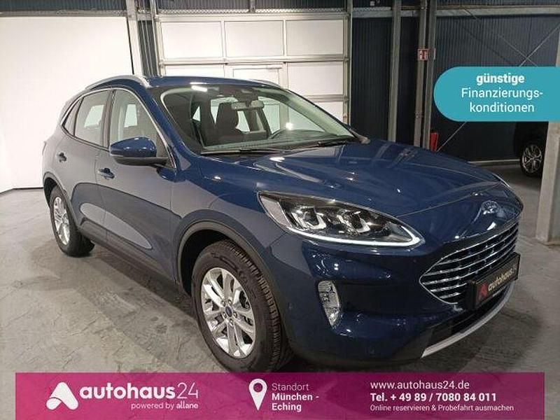 Blau Gebraucht 2021 Ford Kuga Titanium SUV | 21.660 € (Guter Preis) - Bild 1/4