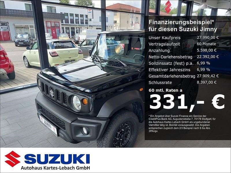 Schwarz Gebraucht 2024 Suzuki Jimny Comfort SUV | 27.990 € (Fairer Preis) - Bild 1/4