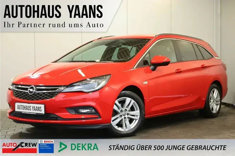Rot metallic Gebraucht 2019 Opel Astra Business Kombi | 17.299 € (Etwas zu teuer) - Bild 1/4