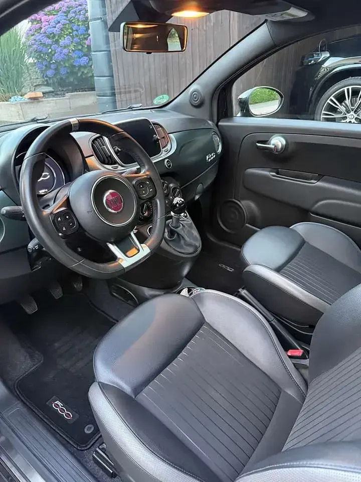 Gebraucht Fiat 500 69 PS (50 kW) 2019 Schwarz Limousine