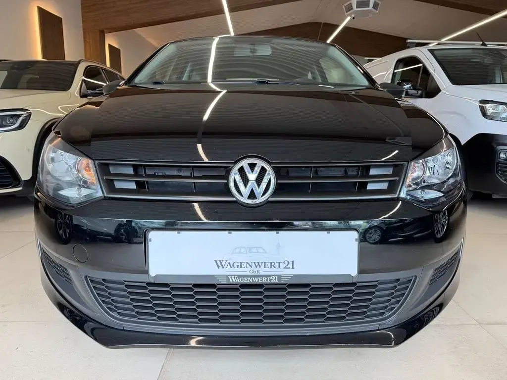 Gebraucht VW Polo Trendline 60 PS (44 kW) 2014 Schwarz Kleinwagen