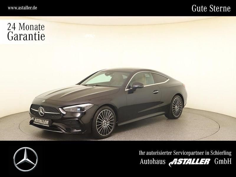 Metalliclack obsidianschwarz Gebraucht 2024 Mercedes CLE200 AMG line Coupé | 52.899 € (Fairer Preis) - Bild 1/4