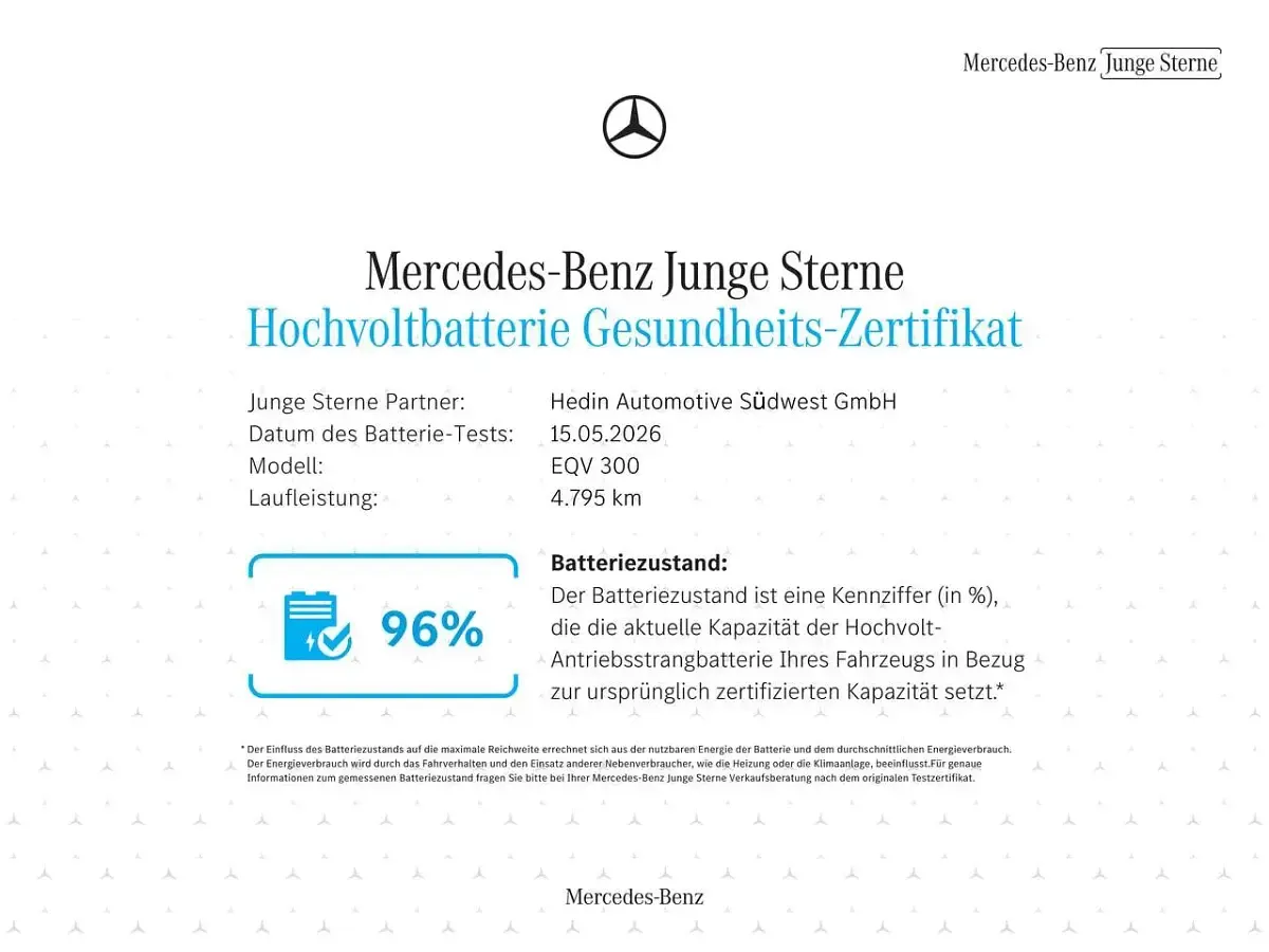 Gebraucht Mercedes EQV300 AMG 150 kW (204 PS) 2025 Silber Van / Kleinbus