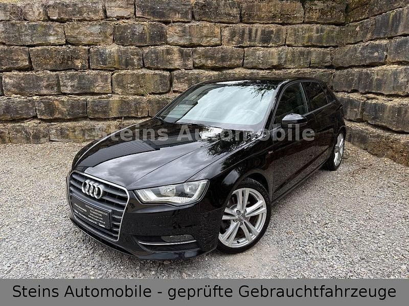 Schwarz Gebraucht 2014 Audi A3 Sportback S-Line Limousine | 9.290 € (Fairer Preis) - Bild 1/4