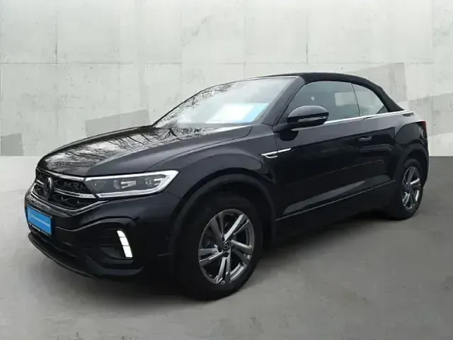 Gebraucht VW T-Roc Cabriolet R-line 150 PS (110 kW) 2025 Deep black perleffekt Cabrio