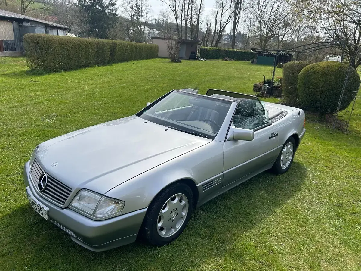 Gebraucht Mercedes SL320 231 PS (169 kW) 1993 Silber Cabrio