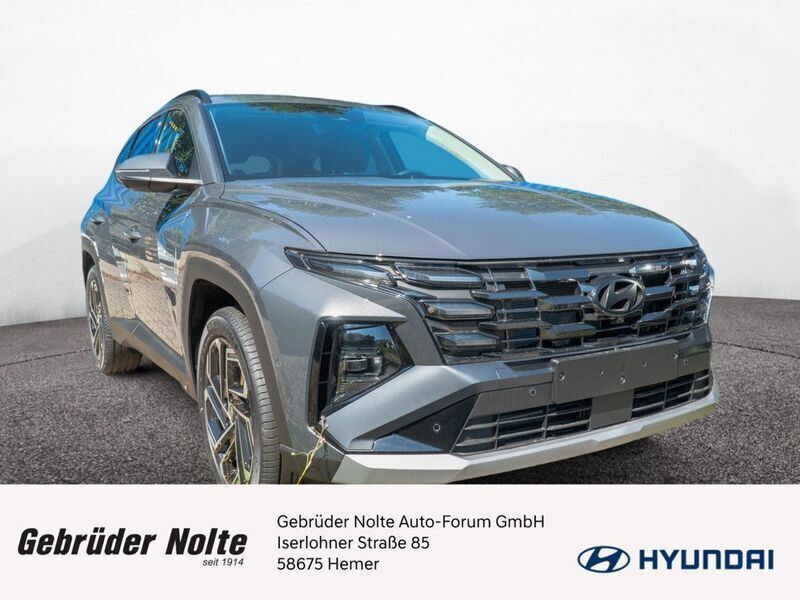 Grau / ecotronic grey Neu 2024 Hyundai Tucson Prime SUV | 44.990 € (Teuer) - Bild 1/4