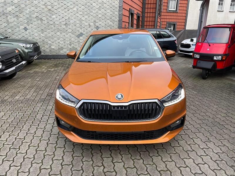 Gebraucht Skoda Fabia Style 110 PS (80 kW) 2022 Phönixorange metallic Kleinwagen