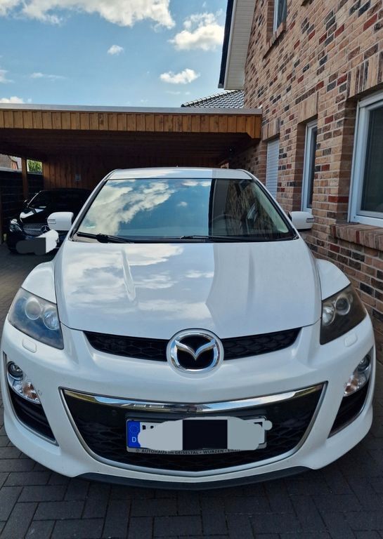 Weiß Gebraucht 2012 Mazda CX-7 Exclusive-Line SUV | 6.299 € (Fairer Preis) - Bild 1/4