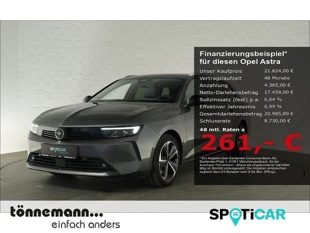 Vulkan grau (metallic) Gebraucht 2023 Opel Astra Elegance Kombi | 21.824 € (Guter Preis) - Bild 1/4