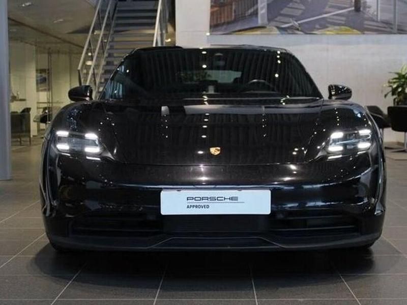Gebraucht Porsche Taycan 350 kW (476 PS) 2021 Tiefschwarz Kombi