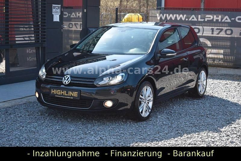 Schwarz Gebraucht 2009 VW Golf VI Highline Limousine | 6.990 € (Fairer Preis) - Bild 1/4