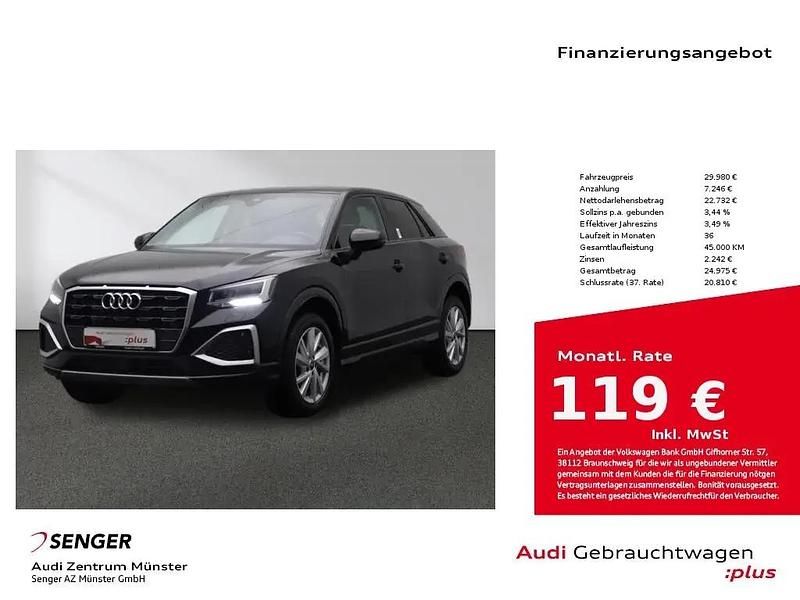 Schwarz Gebraucht 2024 Audi Q2 Advanced SUV | 29.980 € (Etwas zu teuer) - Bild 1/1