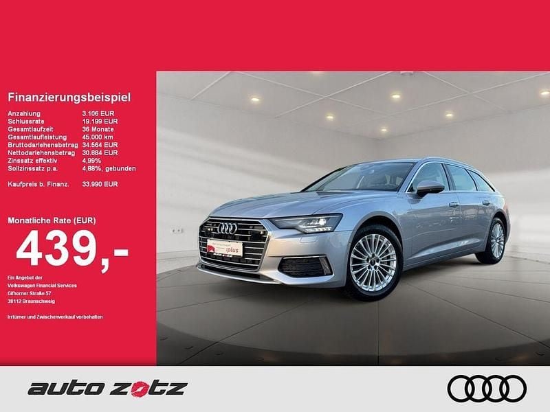 Florettsilber metallic Gebraucht 2022 Audi A6 Ambiente Kombi | 33.990 € (Guter Preis) - Bild 1/4