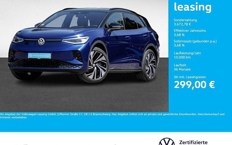 Blau Gebraucht 2024 VW ID.4 GTX SUV | 44.279 € (Fairer Preis) - Bild 1/4