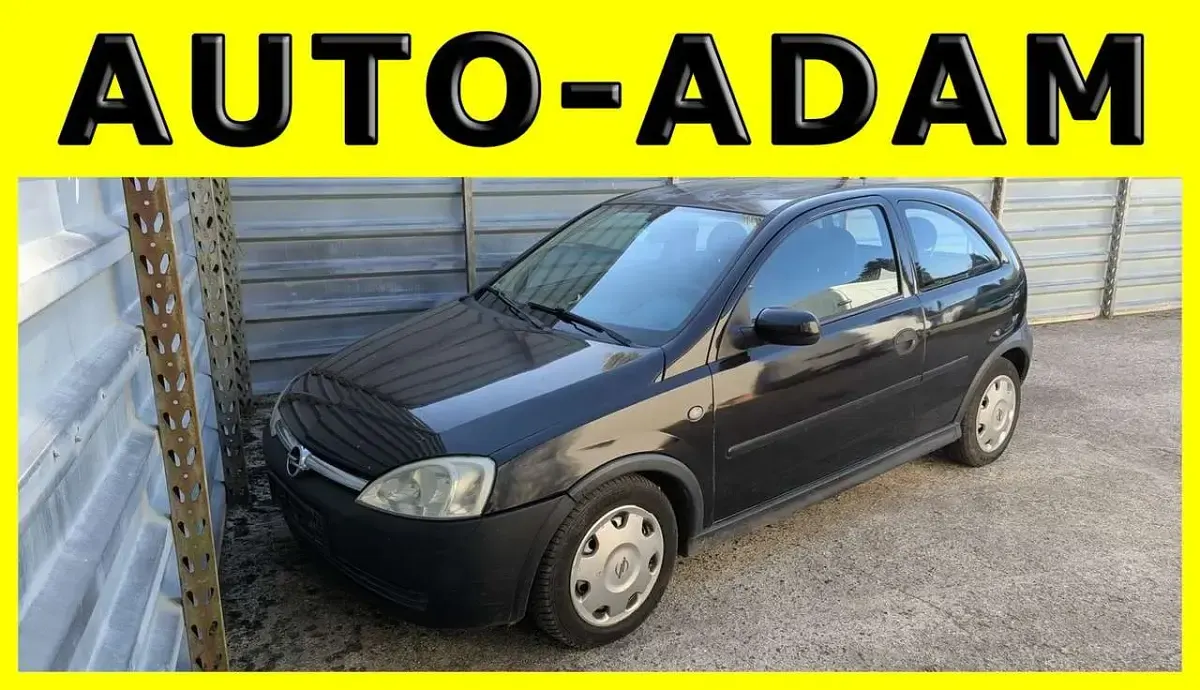 Usata Opel Corsa 75 CV (55 kW) 2002 Nero Utilitaria
