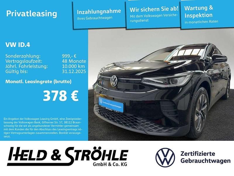Grenadillschwarz metallic Gebraucht 2025 VW ID.4 Pro SUV | 39.550 € (Superpreis) - Bild 1/3