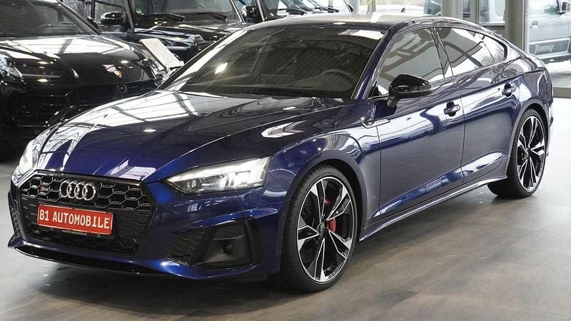 Blau Gebraucht 2021 Audi S5 Sportback Sport Kleinwagen | 44.991 € (Teuer) - Bild 1/4