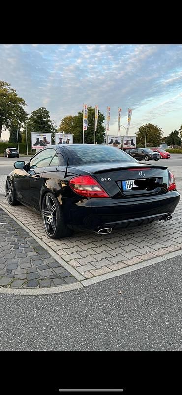 Schwarz Gebraucht 2008 Mercedes SLK200 Cabrio | 8.949 € (Guter Preis) - Bild 1/4