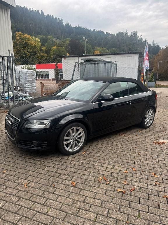Schwarz Gebraucht 2008 Audi A3 Cabriolet Ambition Cabrio | 4.650 € (Guter Preis) - Bild 1/4