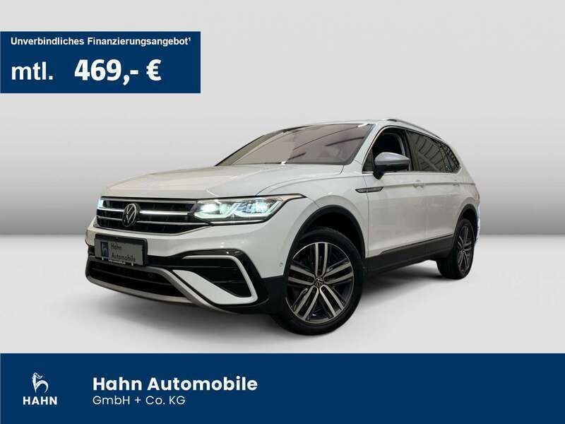 Weiß Gebraucht 2022 VW Tiguan Allspace Elegance SUV | 36.930 € (Etwas zu teuer) - Bild 1/3