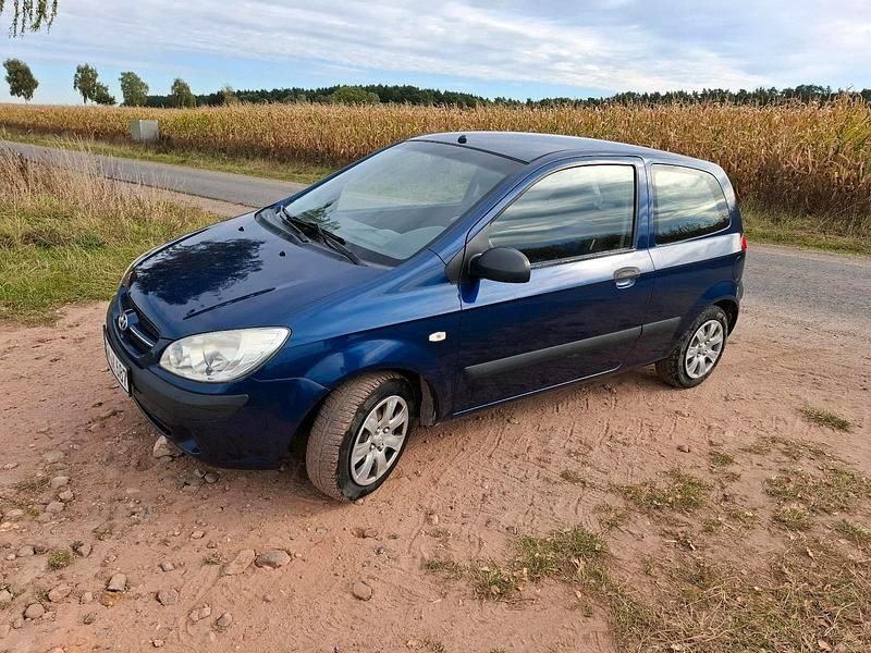 Blau Gebraucht 2008 Hyundai Getz Kleinwagen | 1.200 € - Bild 1/4